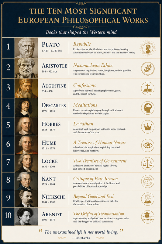 Illustrated Guide to the Ten Books That Built the Western Mind